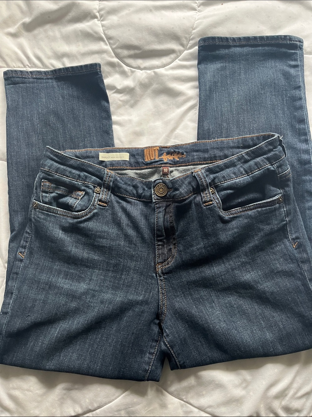 Kut from the Kloth Dark Blue Cropped Women’s Jeans